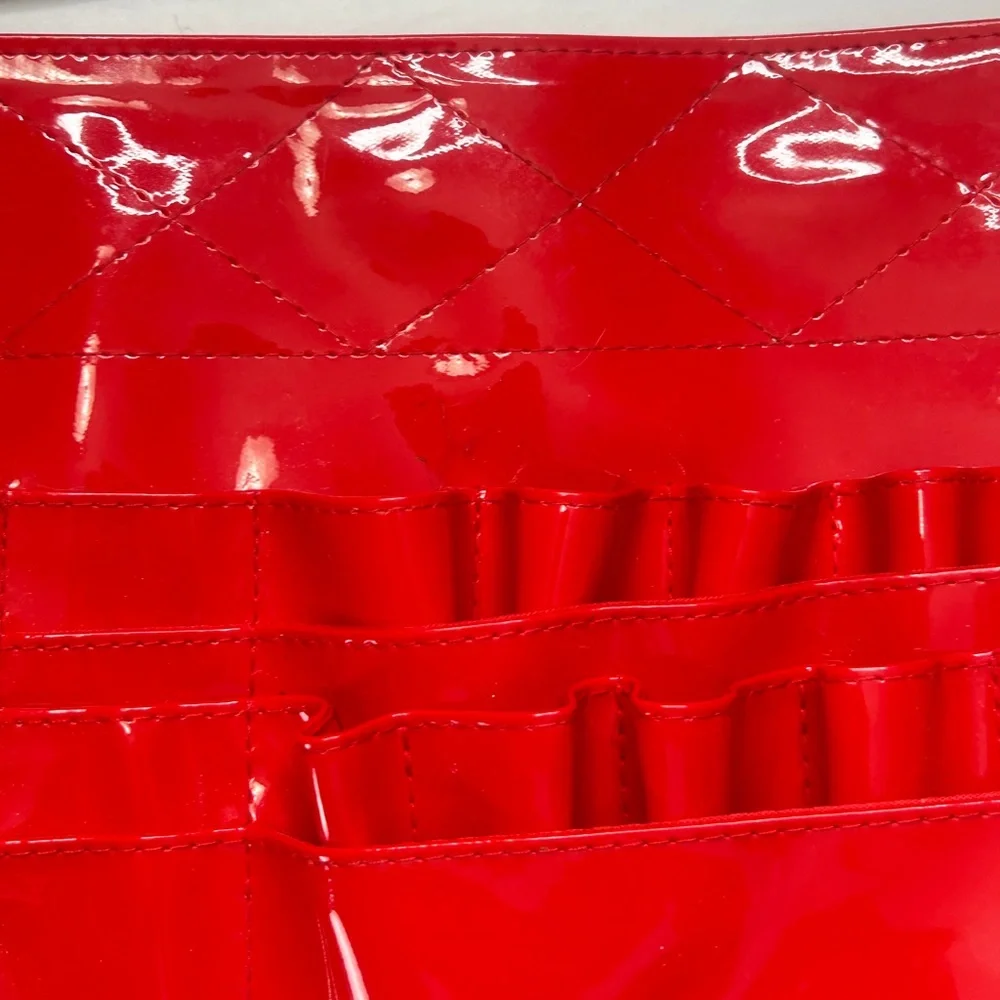 Makeup Brush Holder Belt Red by Morphe No Brushes Holds 21+ Vinyl Utility Belt